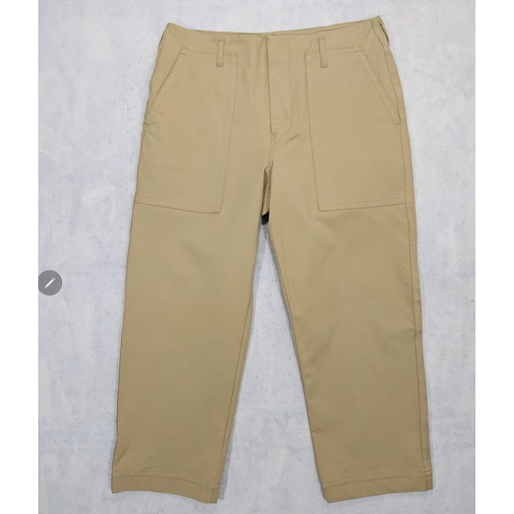 Everlane Jeans Pants Women 14 Barrel Leg Utility The Patch Pocket Baggie Crop
